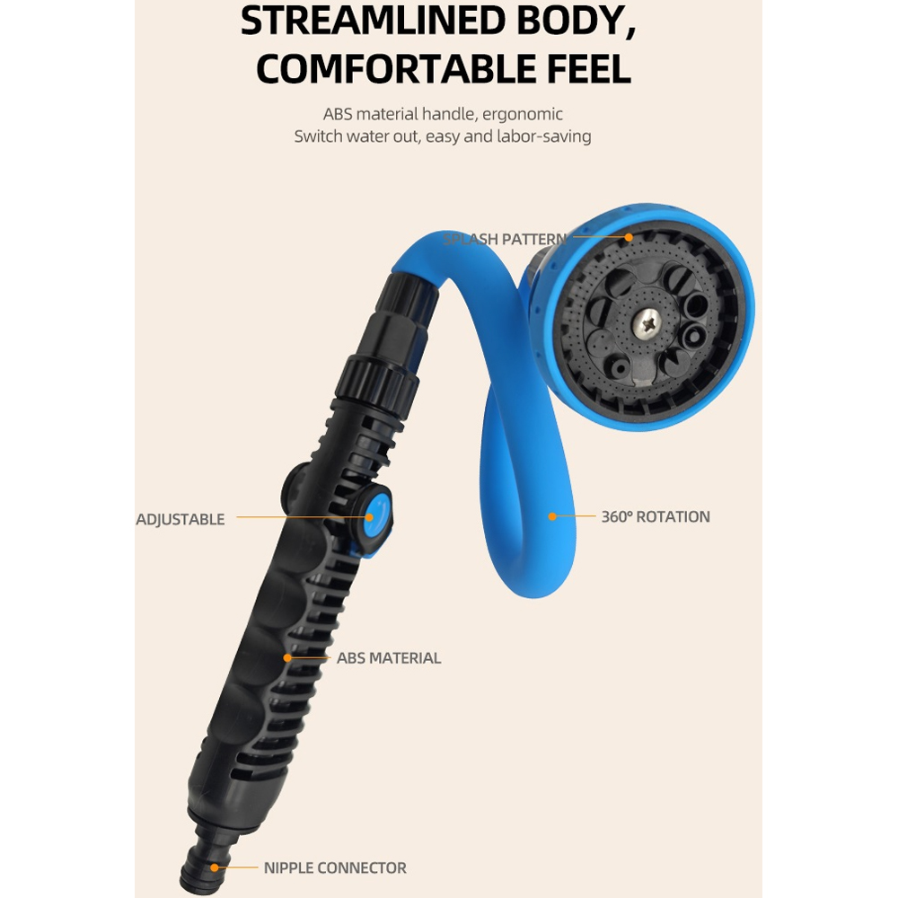 Avilo Blue Flexible Watering Wand and Sprinkler Image 5