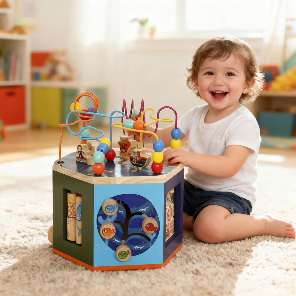 Tommy Toys AIYAPLAY 6-in-1 Toddler Activity Cube Image 7