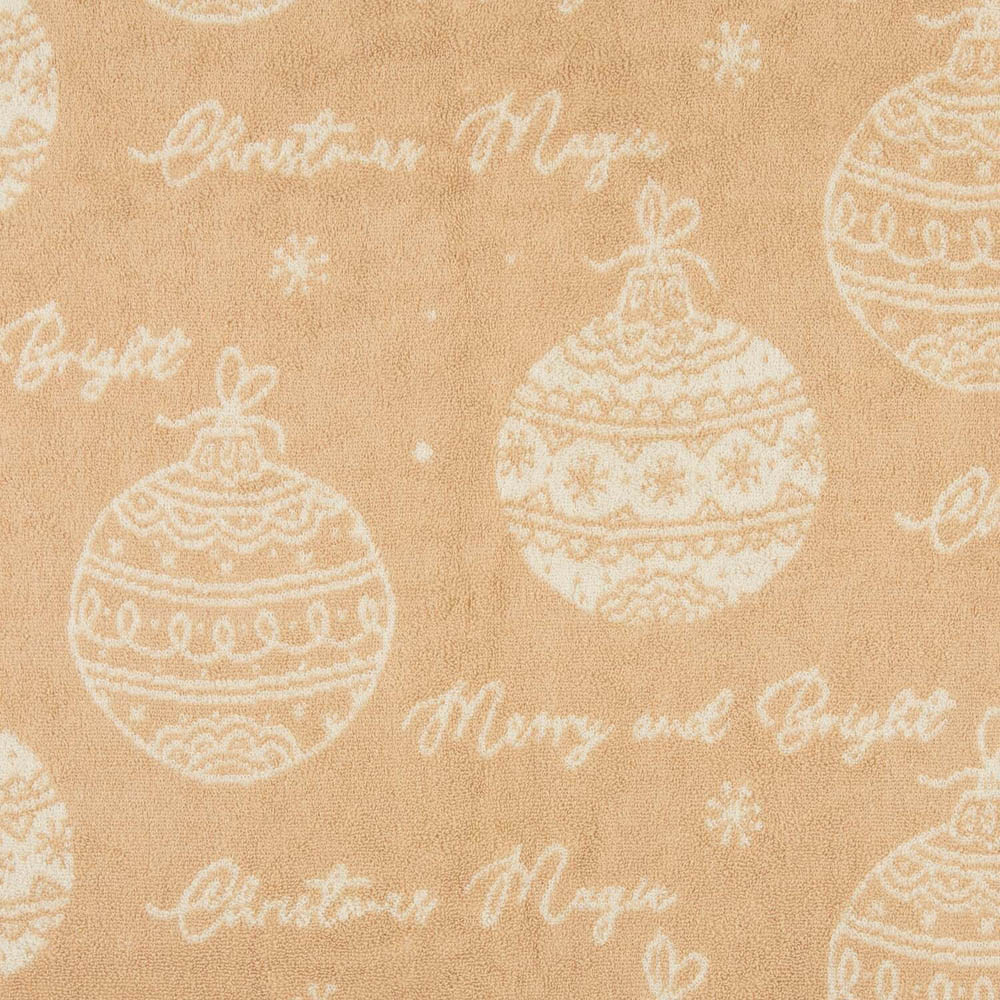 Christmas Bauble Hand Towel Natural Image 5