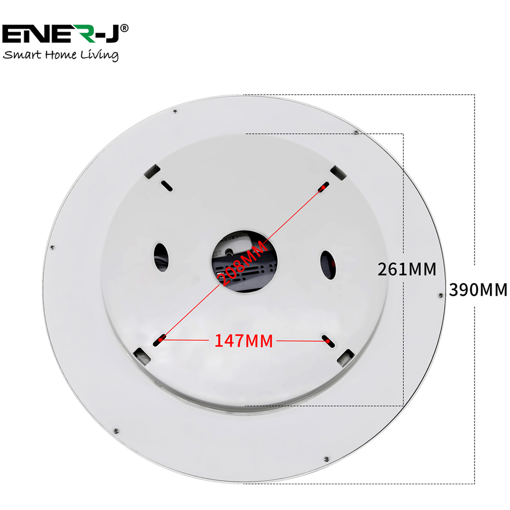 ENER-J 45W Animated Sky and Sunset Scenes RGBIC LED Round Ceiling Light 390mm Image 8