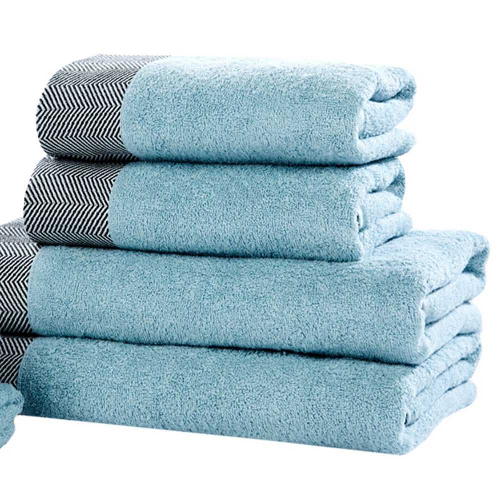Rapport Home Tidal Duck Egg Cotton Hand Towel Image 3