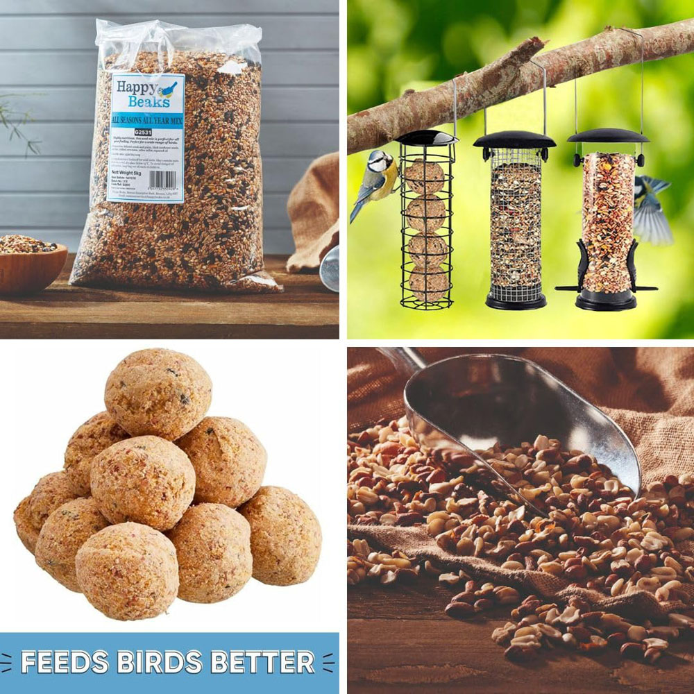 Happy Beaks Feed Bundle with Bird Feeder 3 Pack Image 6
