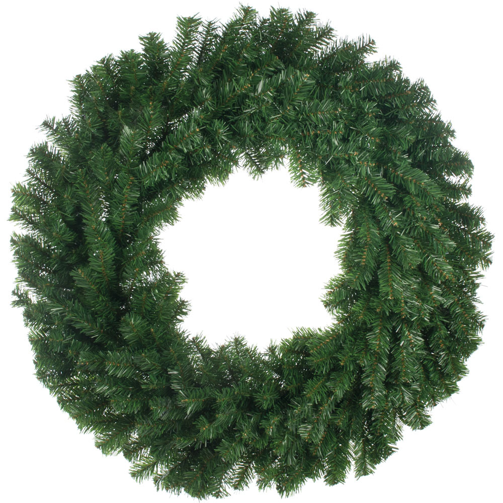 Festive Green Decorative Christmas Wreath 100cm Image