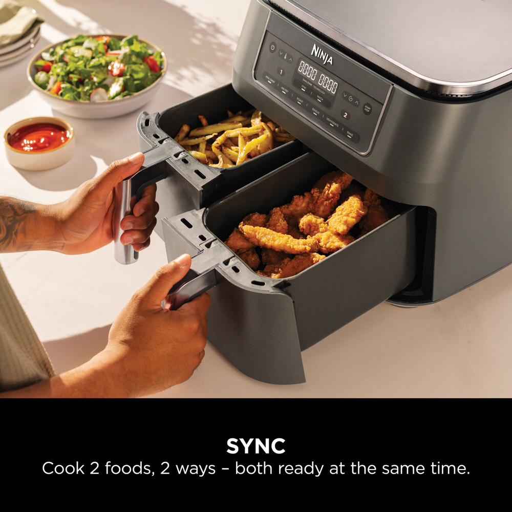 Ninja DZ300UK 6-in-1 Dual Zone Air Fryer 7.6L Image 6