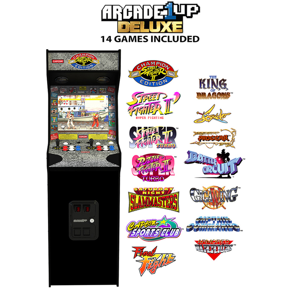 Arcade1Up Street Fighter Deluxe Arcade Machine Image 7