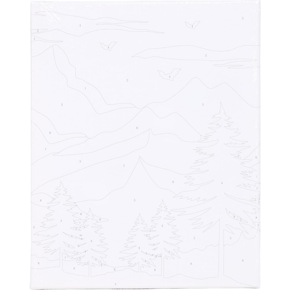 Pack of 4 Mountain View Paint By Numbers Kits Image 6