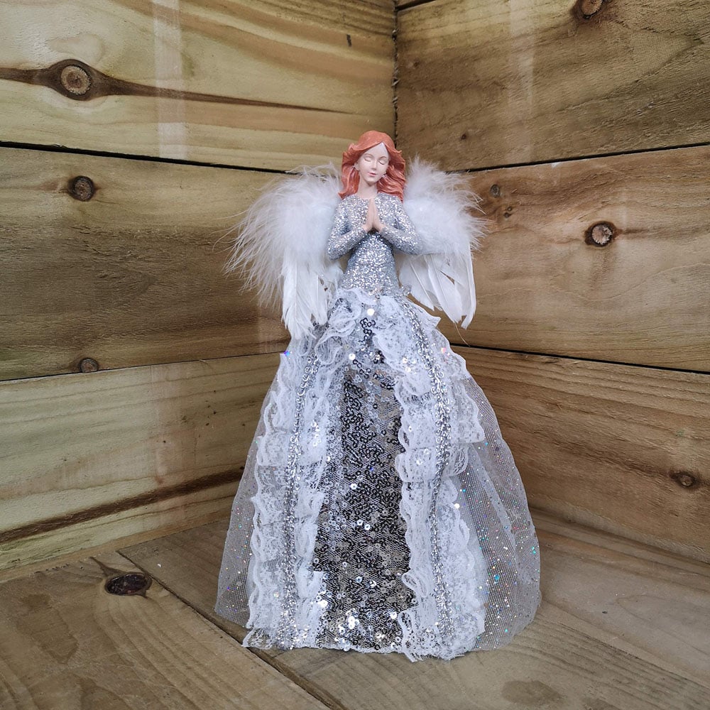 Premier Gold Angel Feather Wings Christmas Tree Topper 28cm Image 6