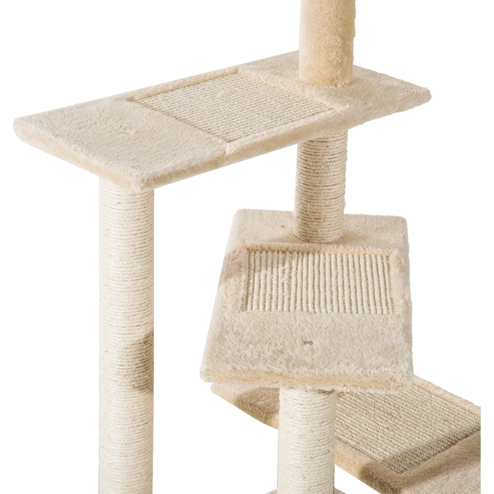 PawHut Cat Scratching Furniture Tower Image 3