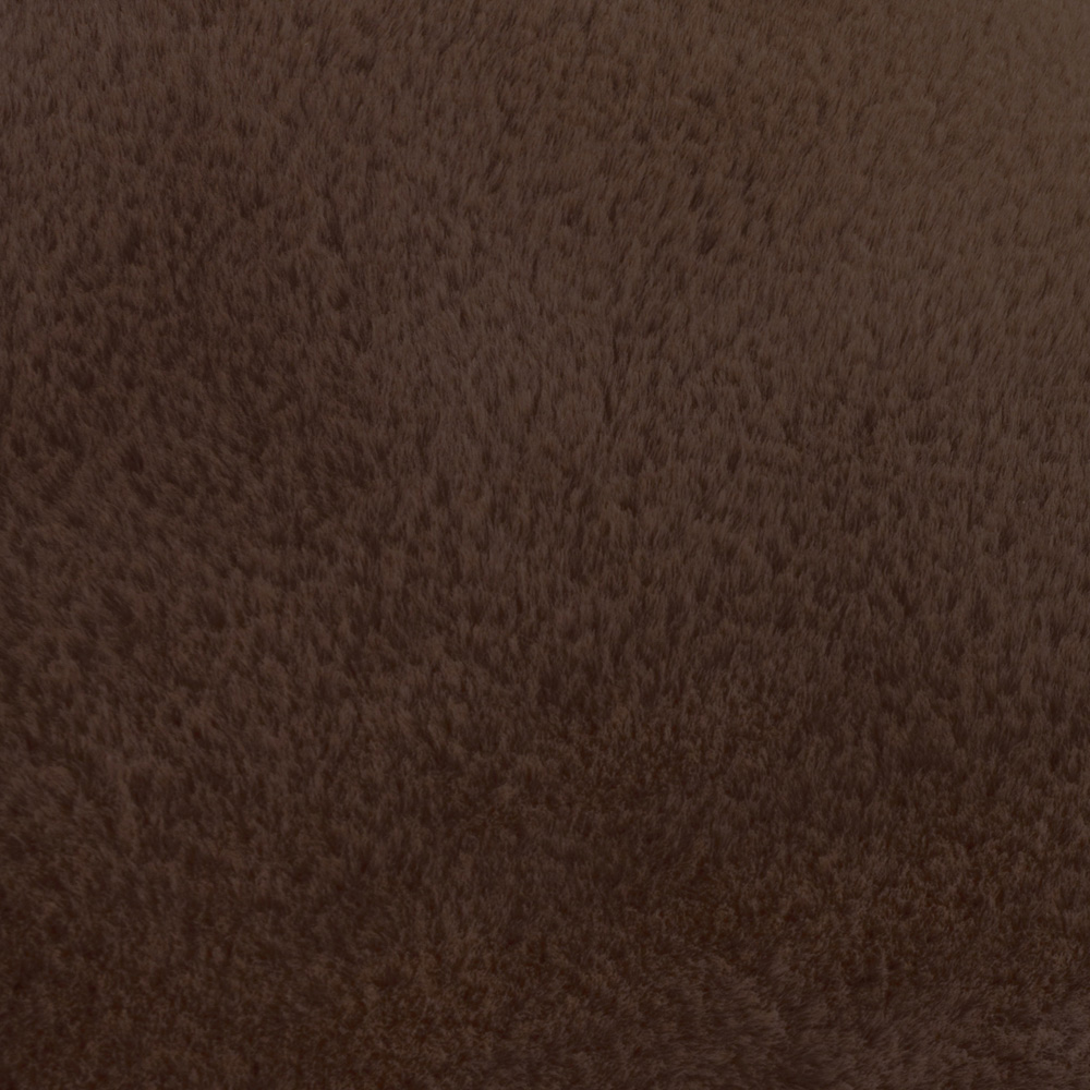 Furn Kallu Chocolate Faux Fur Cushion 45 x 45cm Image 4