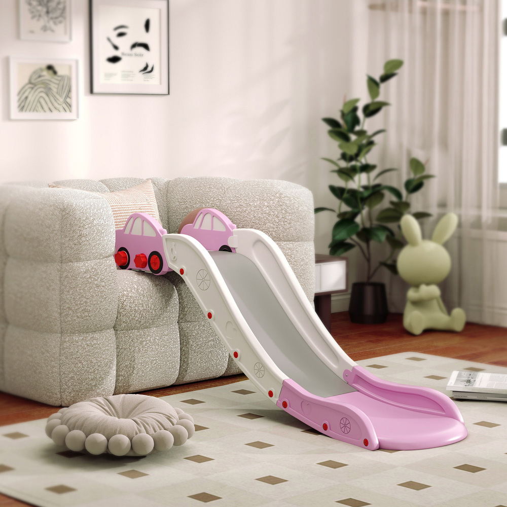 Tommy Toys Pink Kids Sofa and Bed Side Slide Image 3