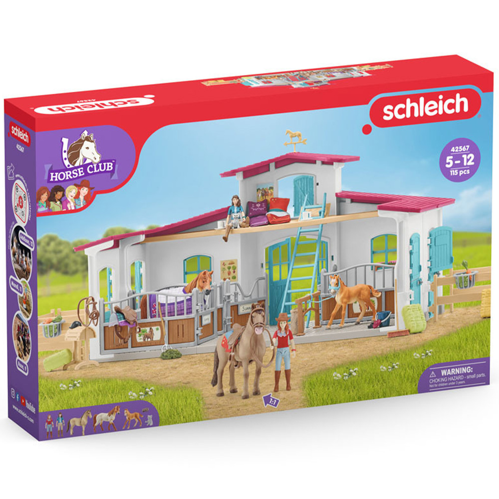 Schleich Horse Club Lakeside Riding Centre Toy Playset Image 3