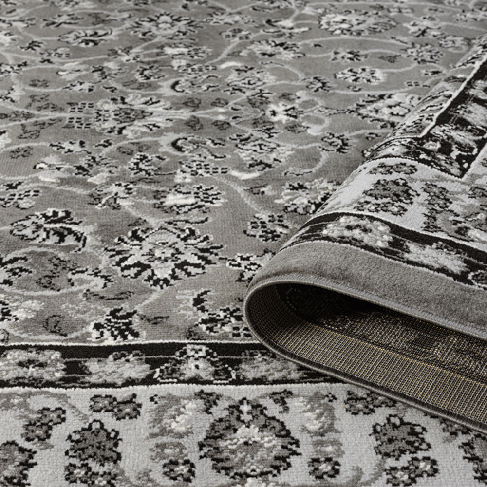 Desire Rugs Obsidian Grey Classical Traditional Rug 200 x 290cm Image 4
