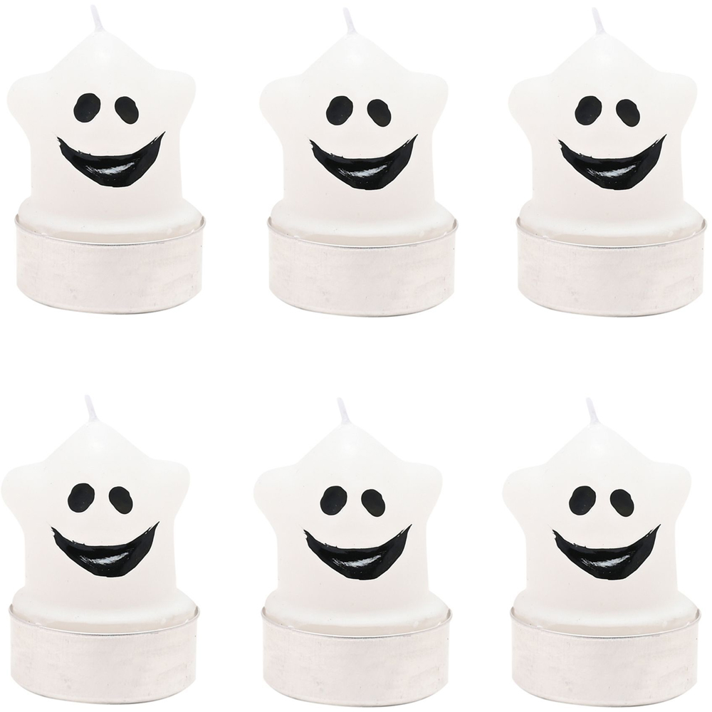 Hocus Pocus Ghost Candles 6 Pack Image 2