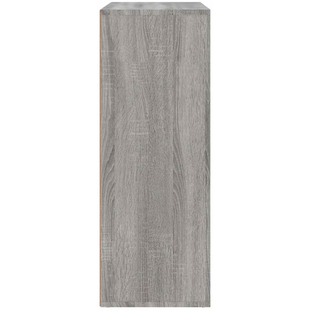 vidaXL 2 Door Grey Sonoma Wooden Sideboard Set of 2 Image 5