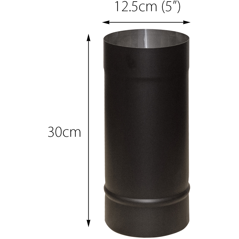 RoyalFire 5 Inch Straight Flue Pipe 300mm Image 5