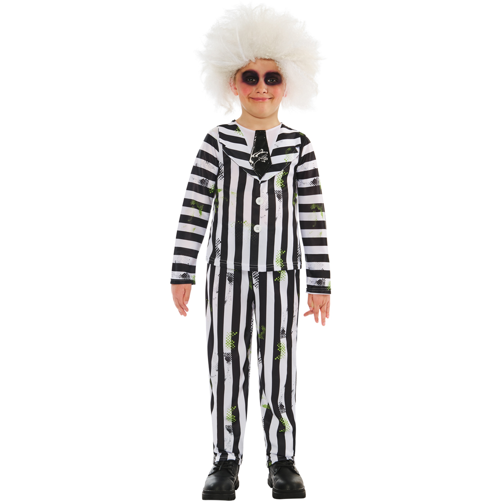 Beetlejuice Kids Unisex costume – Includes Wig  S Image 4