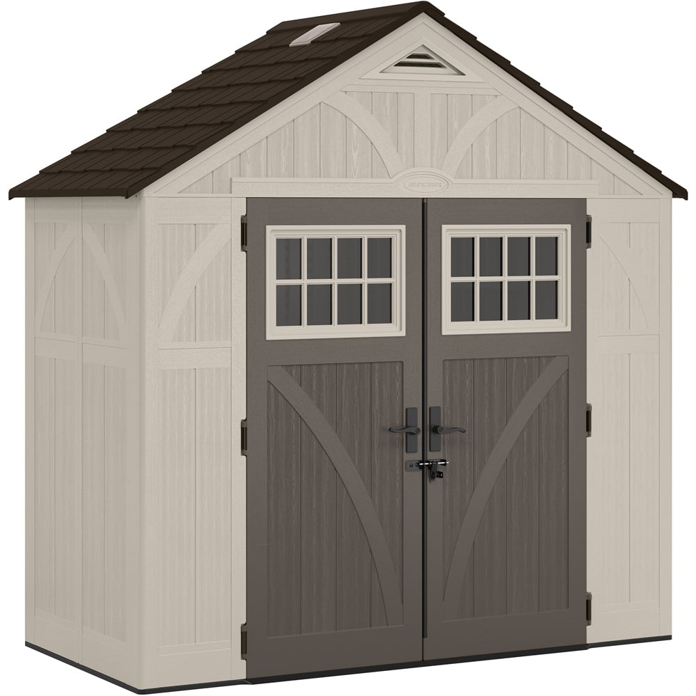 Suncast Tremont 8 x 4ft Apex Storage Shed Image 1