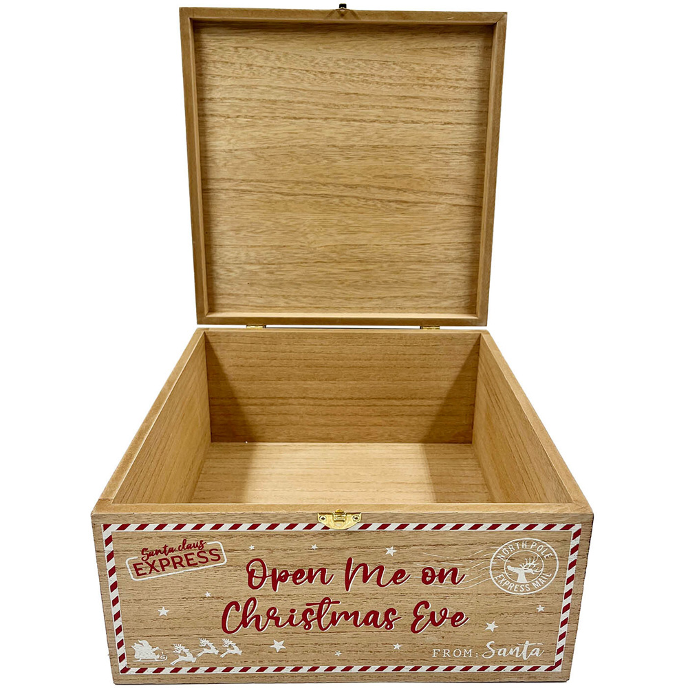 North Pole Workshop Christmas Eve Box - Red and Natural Image 4