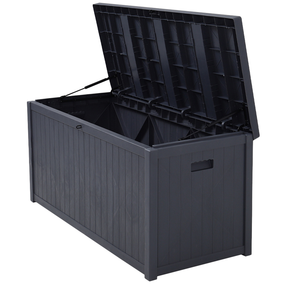 Living and Home Grey Cushion Storage Box Image 4