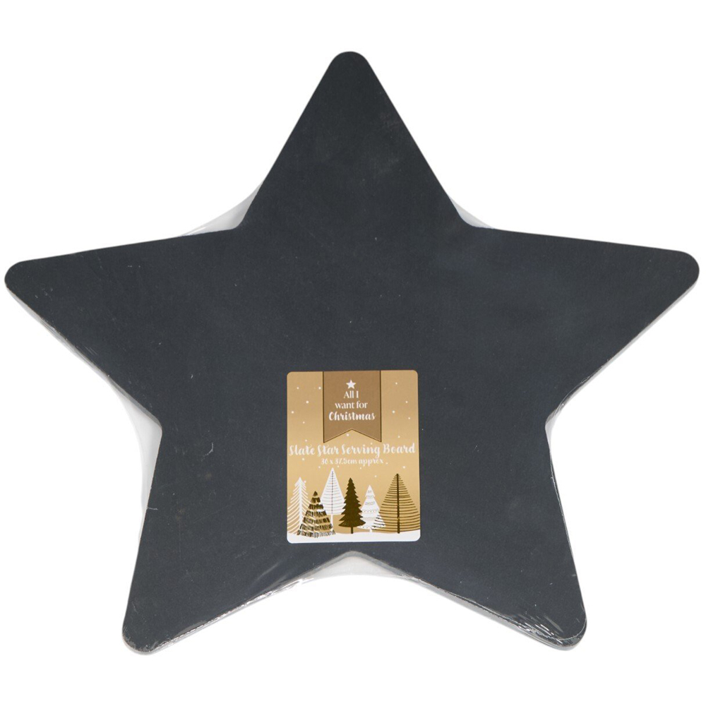 Star Slate Serving Board Grey Image 2