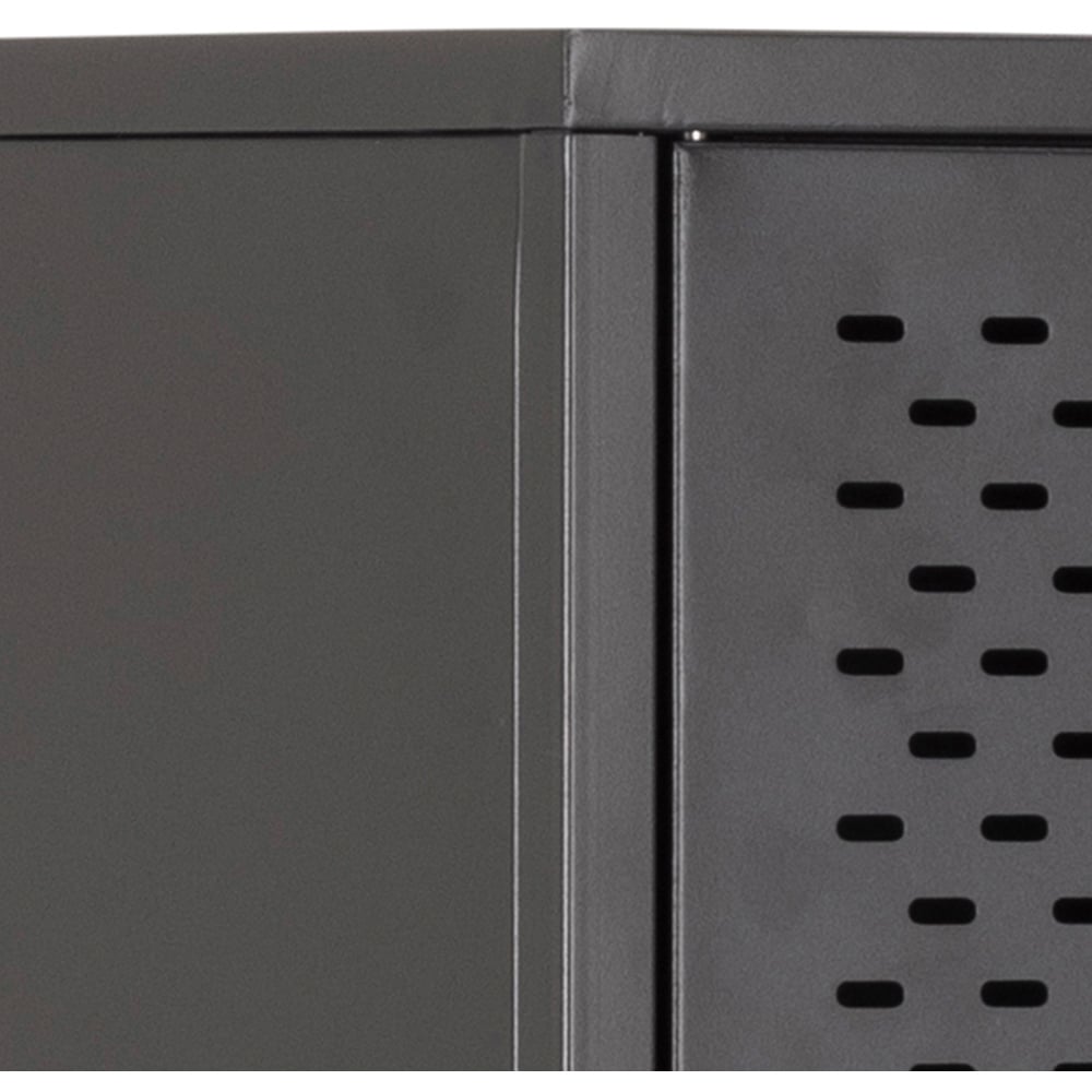 Florence Newcastle 2 Door Matt Black Cabinet Image 6