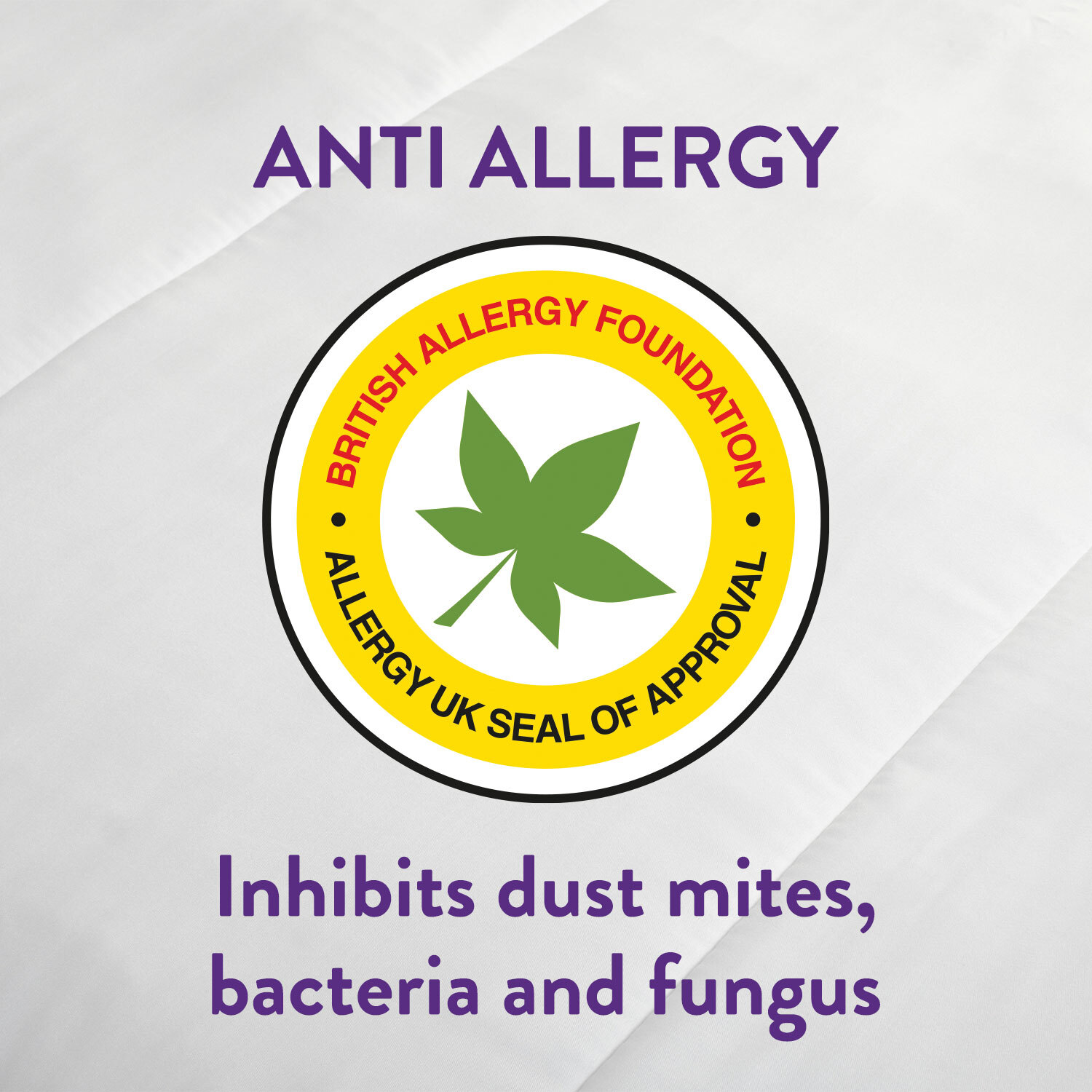Slumberdow Anti Allergy Single White Duvet Image 6