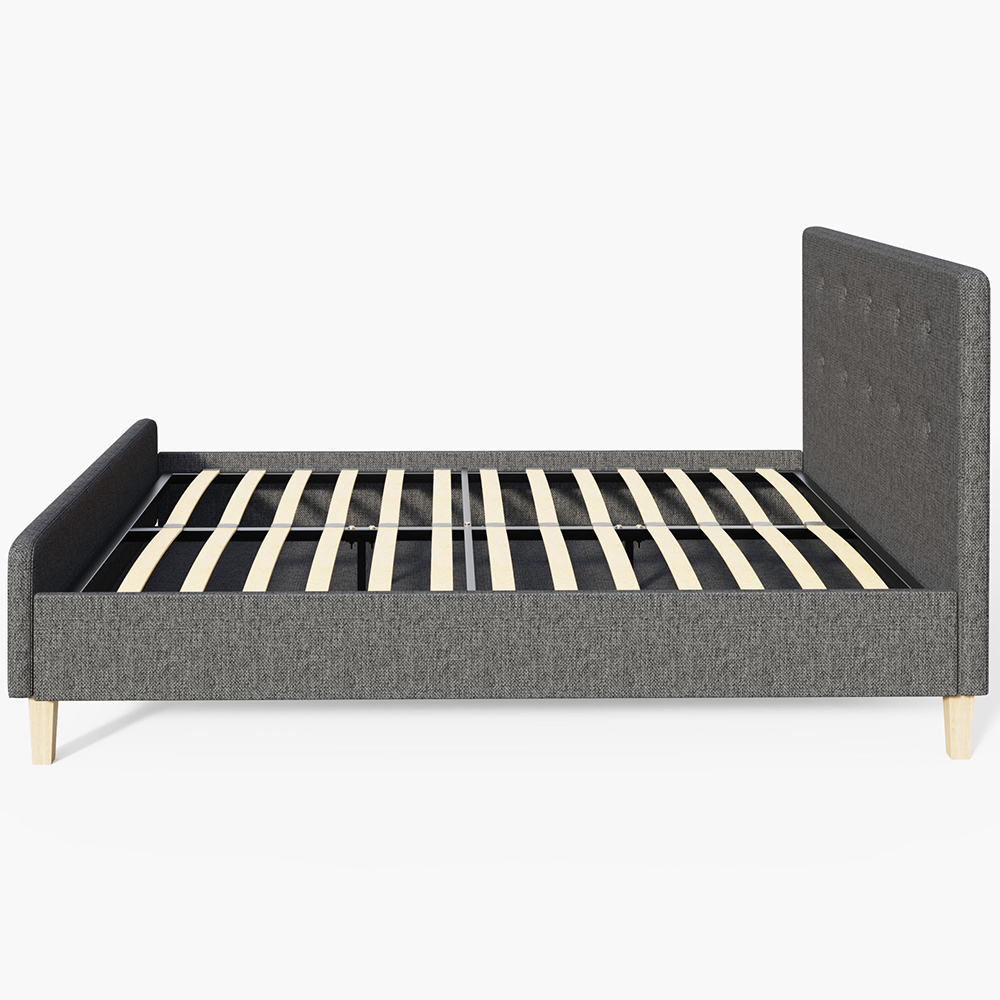 Ashbourne Bed Frame 150cm Grey Image 5