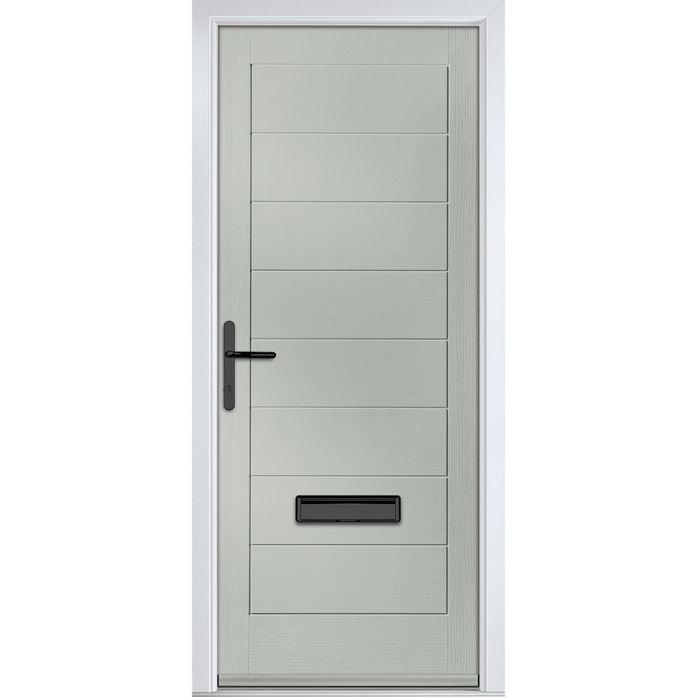 Crystal-Direct Monza Agate Grey GRP Right Hand Open Front Door 2090 x 920mm Image 1
