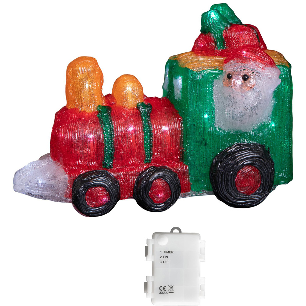 Samuel Alexander 35 Cool White LED Light-Up All Aboard Christmas Train Decoration 24cm Image 8