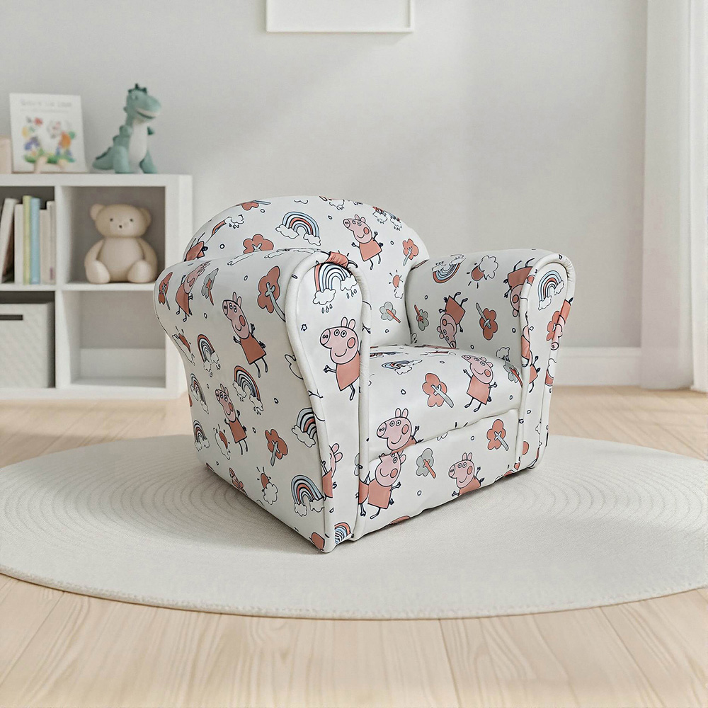 Kidsaw Kids Peppa Pig White Mini Chair Image 4