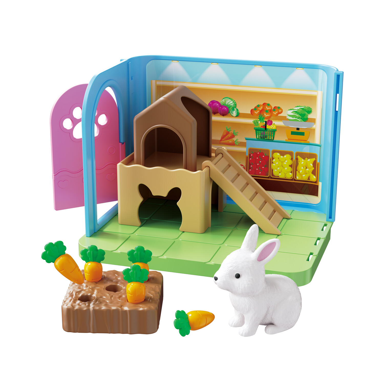 Kids Cute Pet House Playset - Multicolour Image 8