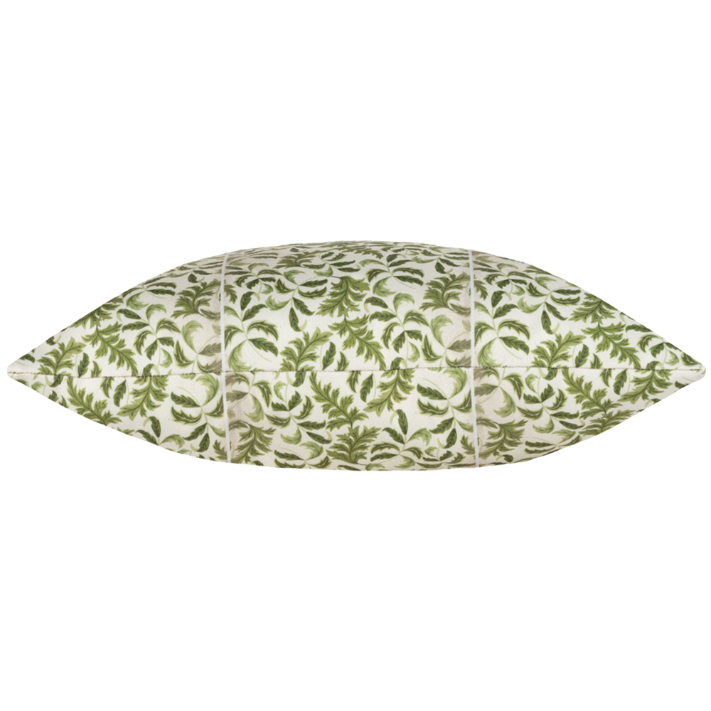 Paoletti Minton Olive Tile Floral UV & Water Resistant Outdoor Cushion Image 2