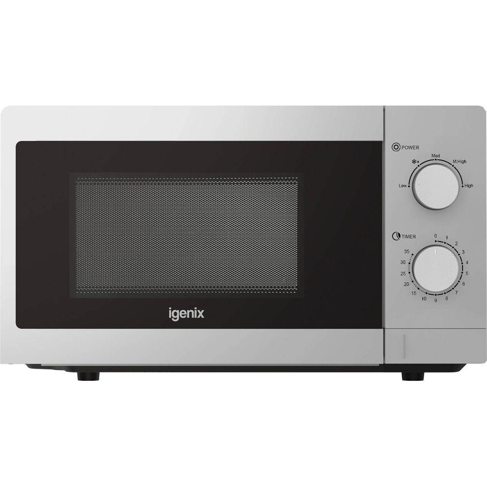 Igenix Silver 20L Manual Microwave 800W Image 2