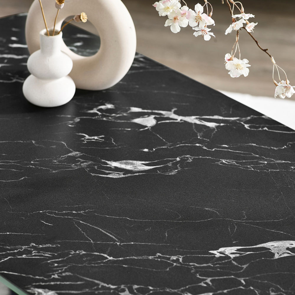 Julian Bowen Olympus Black Marble Coffee Table Image 6