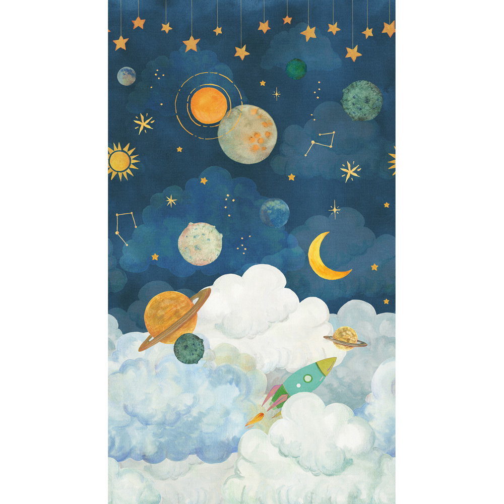Grandeco Dudley Nursery 3 Lane Wall Mural Image 3