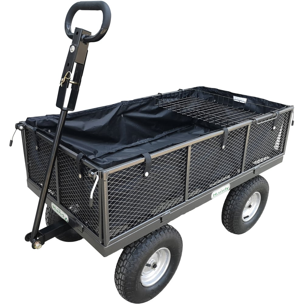The Handy THDLGT Garden Trolley with Liner and Tool Tray 400kg Image 1