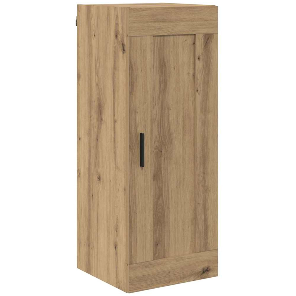 vidaXL Single Door 3 Drawer Artisan Oak Highboard Image 5