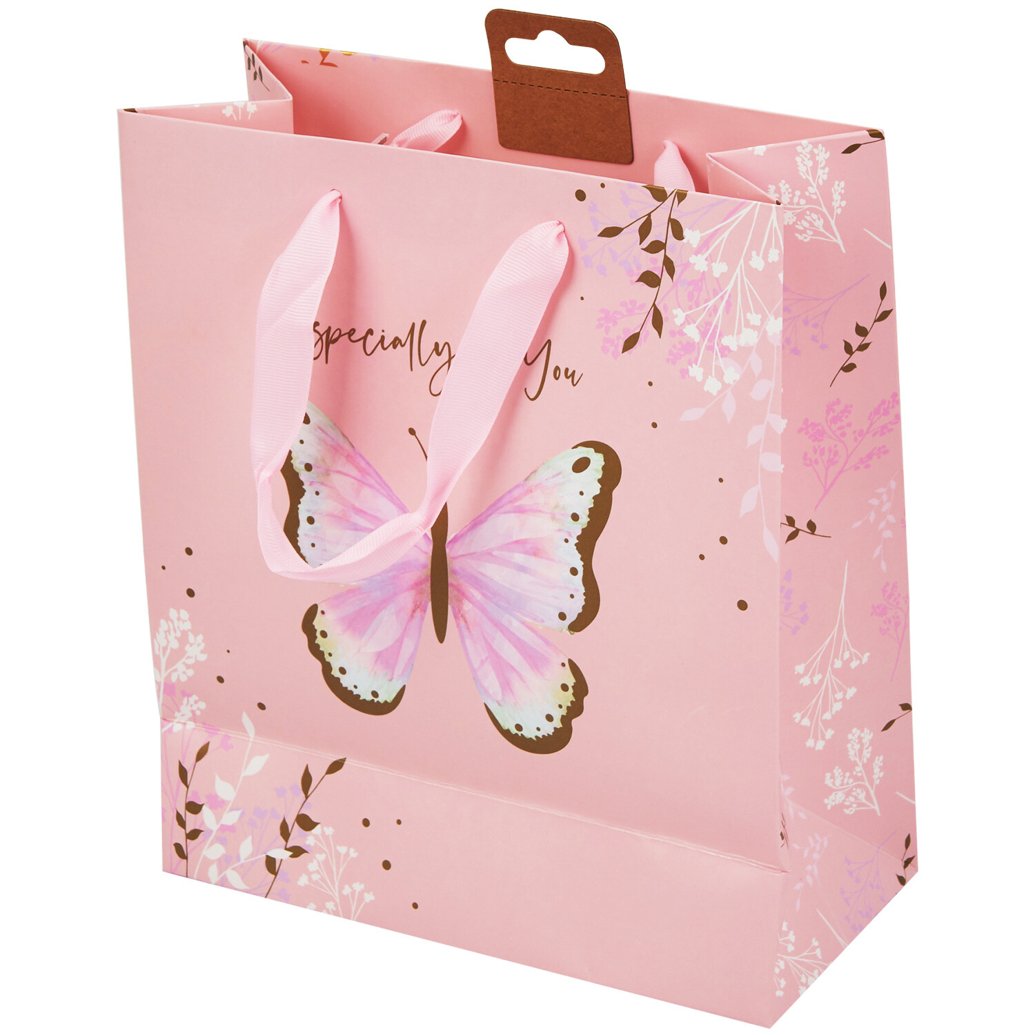 3D Butterfly Bag Medium - Pink Image 1