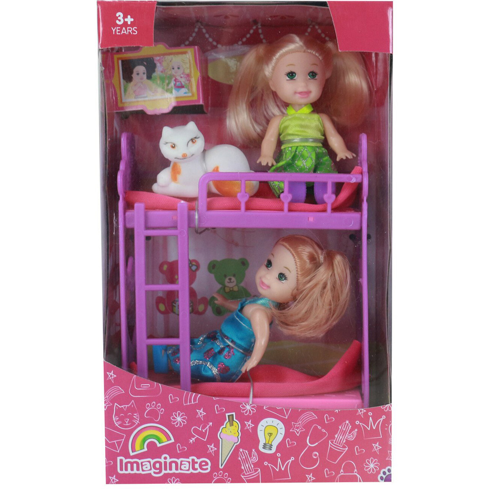 Imaginate Sisters and Bunk Bed Dolls and Accessories Image