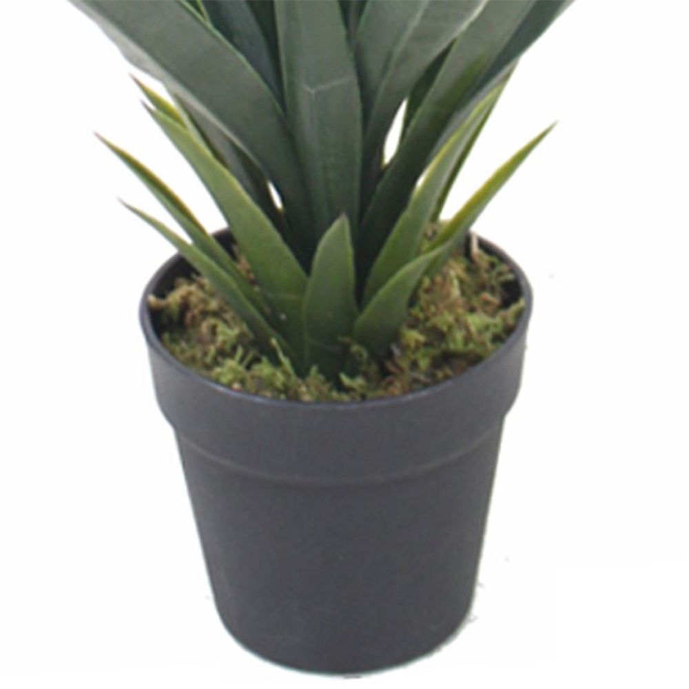 Botanik Yukka Artificial Plant in Copper Metal Planter 3ft Image 5