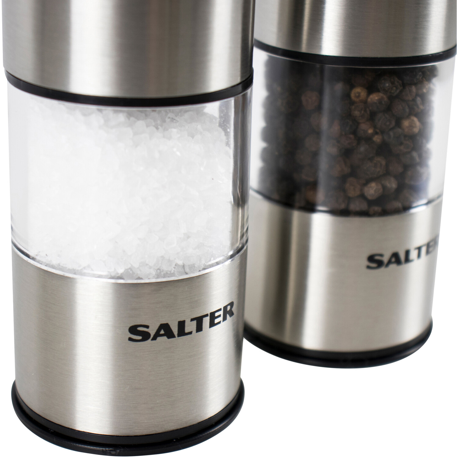 Salter Silver Electronic Salt and Pepper Mill Set Image 5