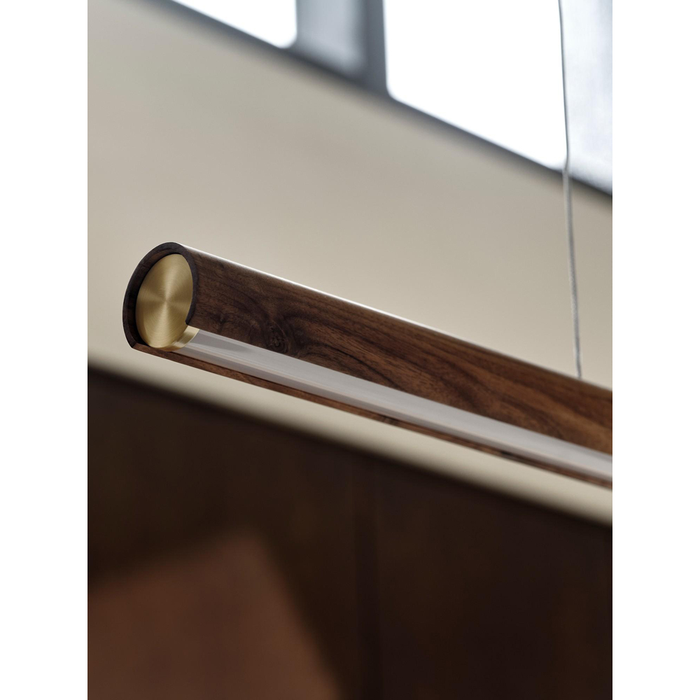 Nordlux Akeno Light Brown Slim Pendant Light Image 6