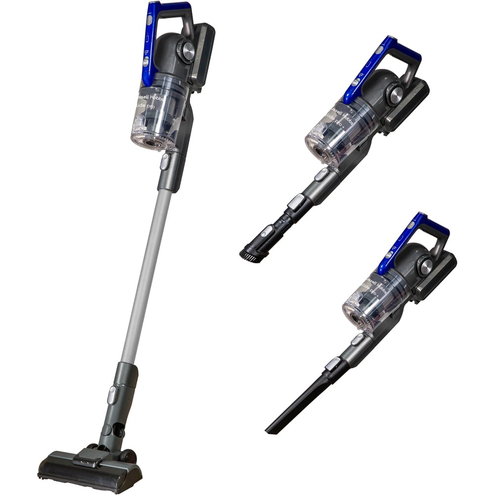 Russell Hobbs RHHS4101 Glide Pro Plus Grey and Blue Cordless Stick Vacuum Cleaner 350W Image 2