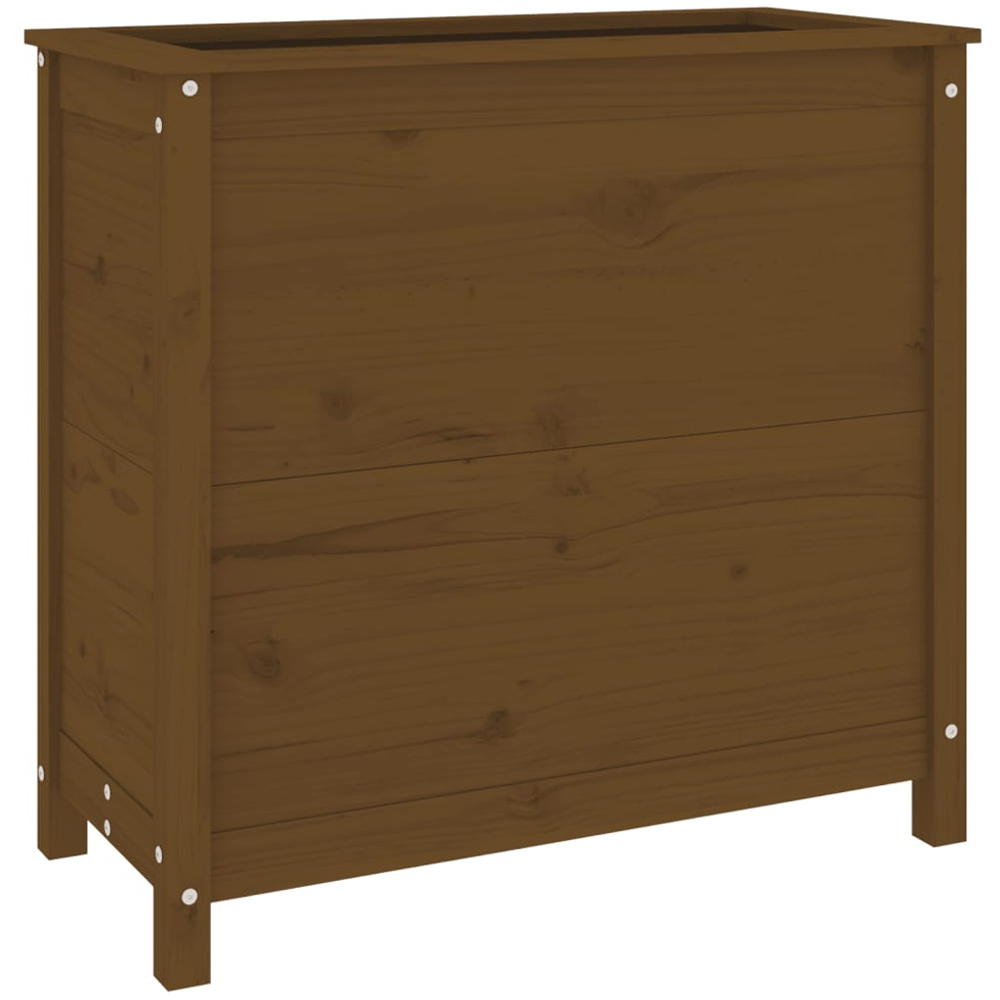vidaXL Brown Solid Pine Wood Garden Planter 82.5 x 40 x 78cm Image 1