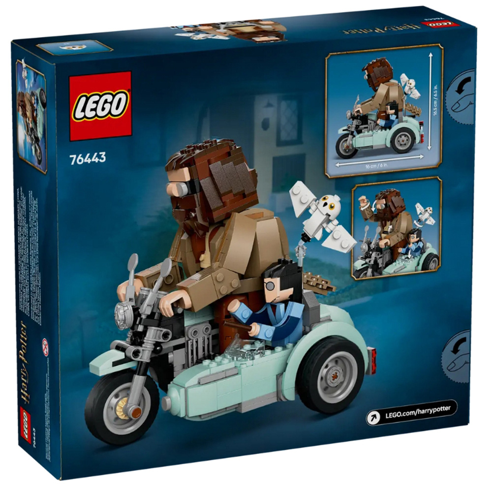 LEGO 76443 Harry Potter Hagrid and Harry's Motorcycle 617 Pieces Image 7