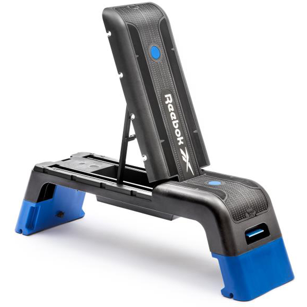 Reebok Blue Aerobic Step with Adjustable Weight Bench Image 5