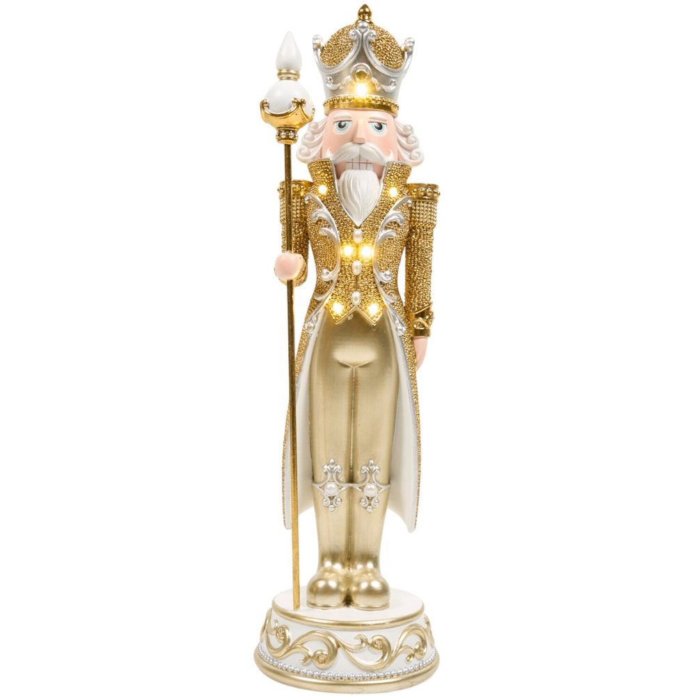 Light Up Golden Nutcracker Image 4