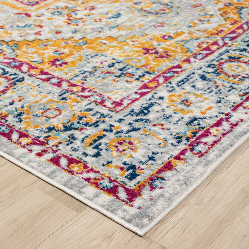 Desire Rugs San Marino Multicolour Floral Rug 60 x 220cm Image 3