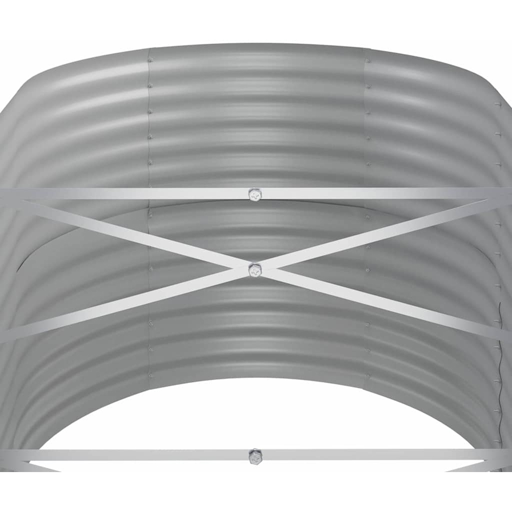 vidaXL Green Galvanised Steel Raised Garden Bed 68 x 80 x 440cm Image 5