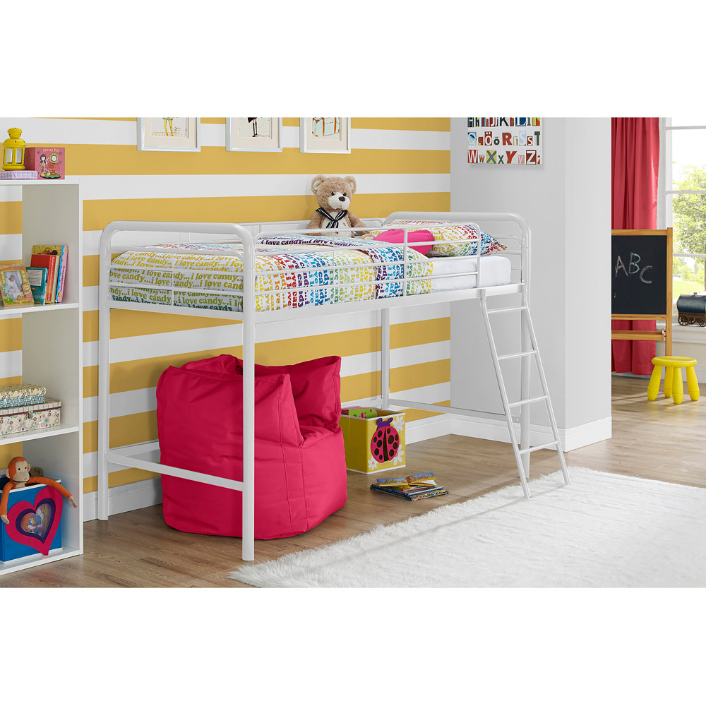 Dorel Single White Midsleeper Bed Image 7